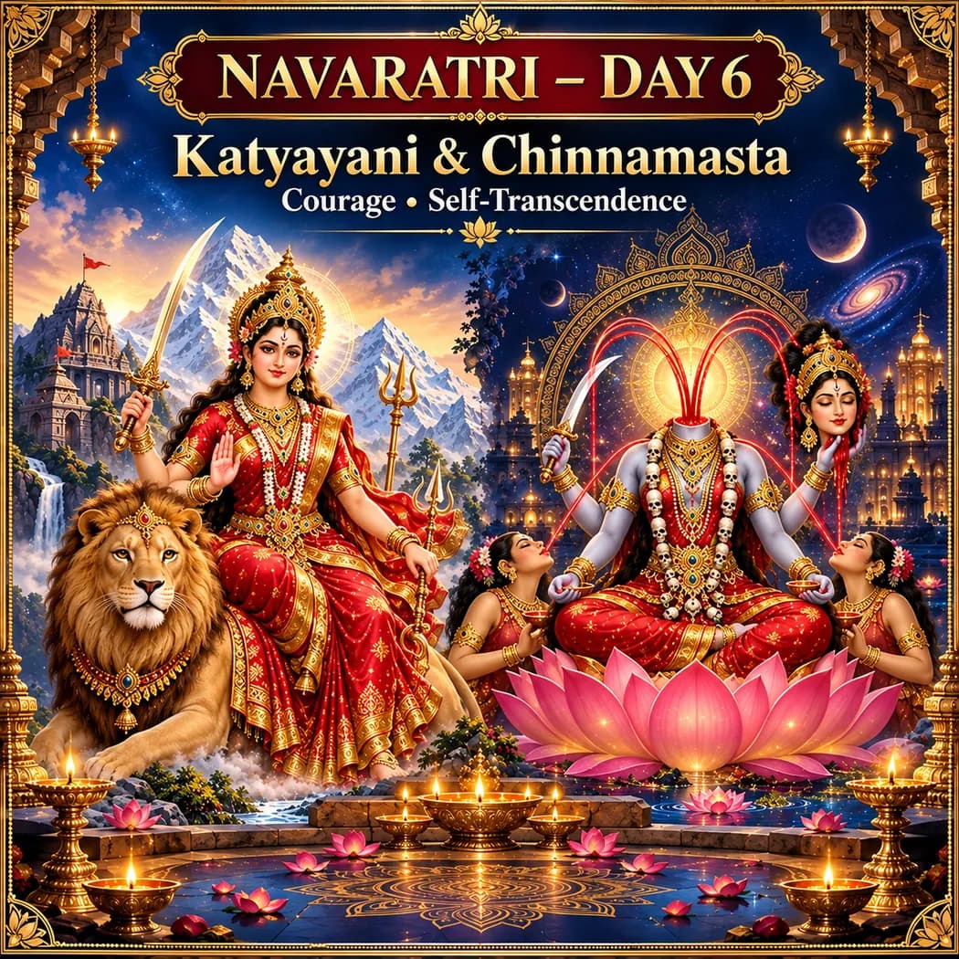 Navaratri Day 6: Katyayani & Chinnamasta